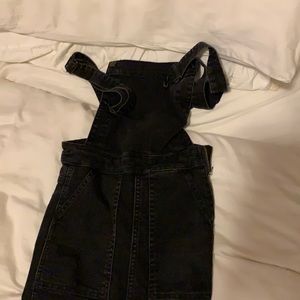Madewell Black Overall Jeans